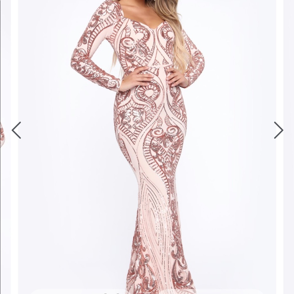 Fashion Nova Mermaid Dress ** BRAND NEW**
